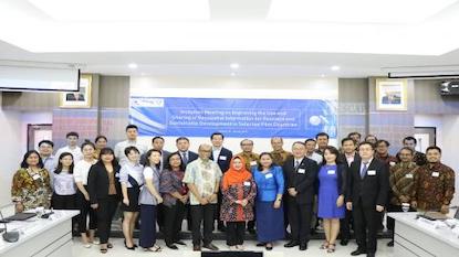 Group photo at the Inception Meeting on “Improving the Use and Sharing of Geospatial Information for Resilient and Sustainable Development in Selected Pilot Countries”